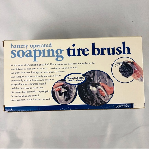 NIB Auto Soaping Tire Brush Battery Operated - Picture 10 of 16